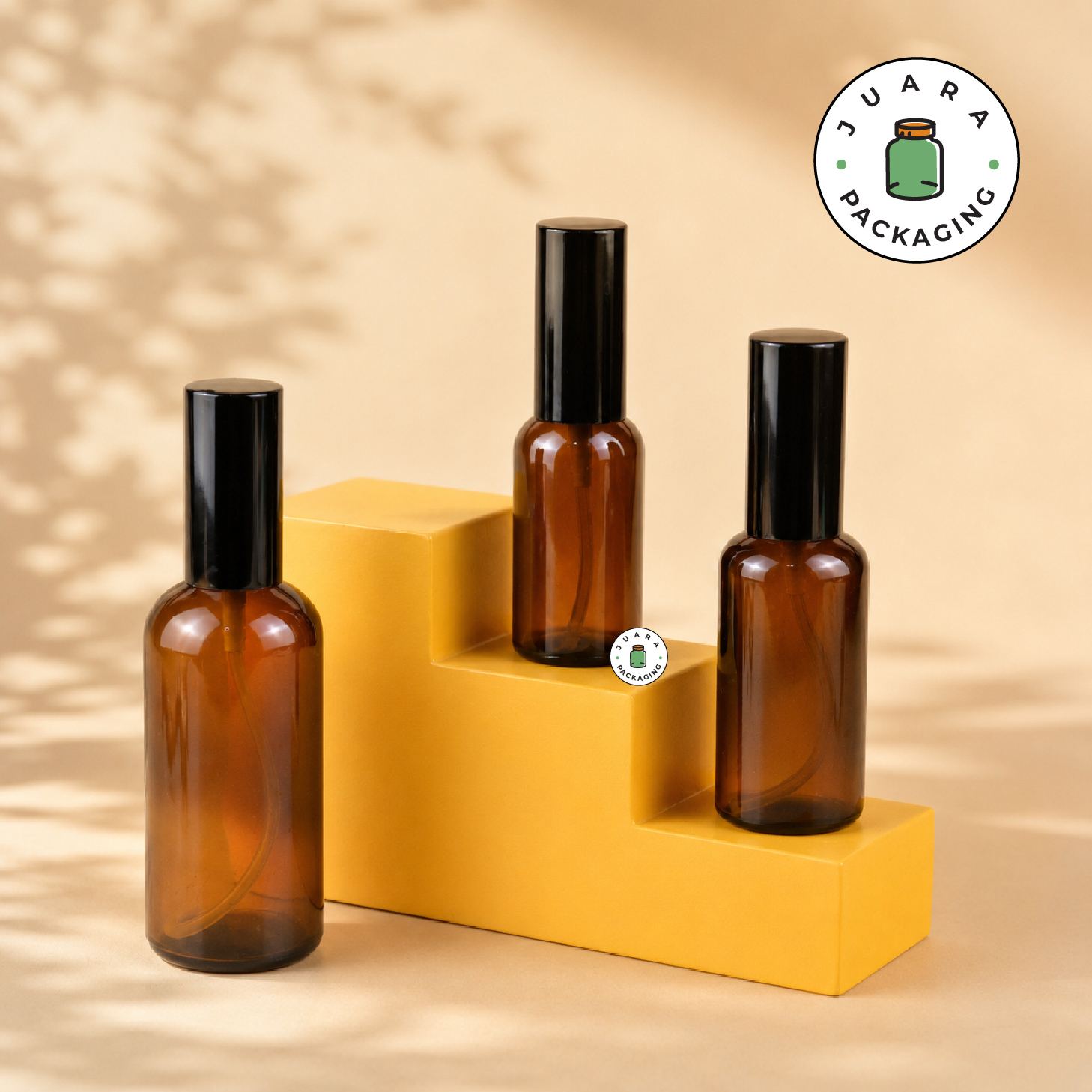 Botol Parfum Amber Spray Hitam - 30 ml 50 ml 100 ml - Image 2