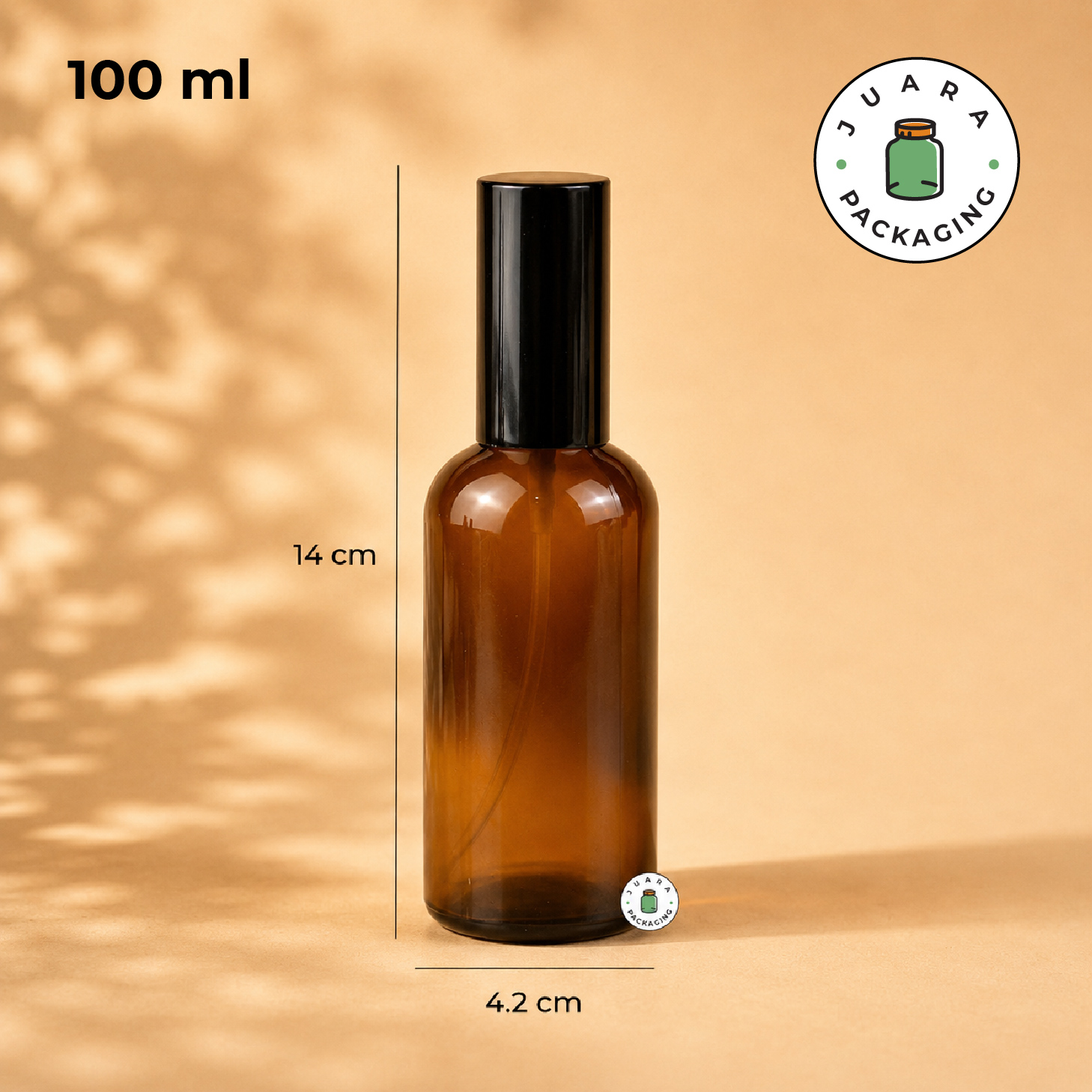 Botol Parfum Amber Spray Hitam - 30 ml 50 ml 100 ml - Image 7