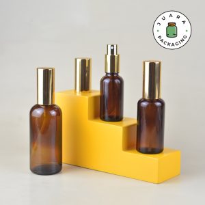 Botol Parfum Amber Spray Gold - 30 ml 50 ml 100 ml