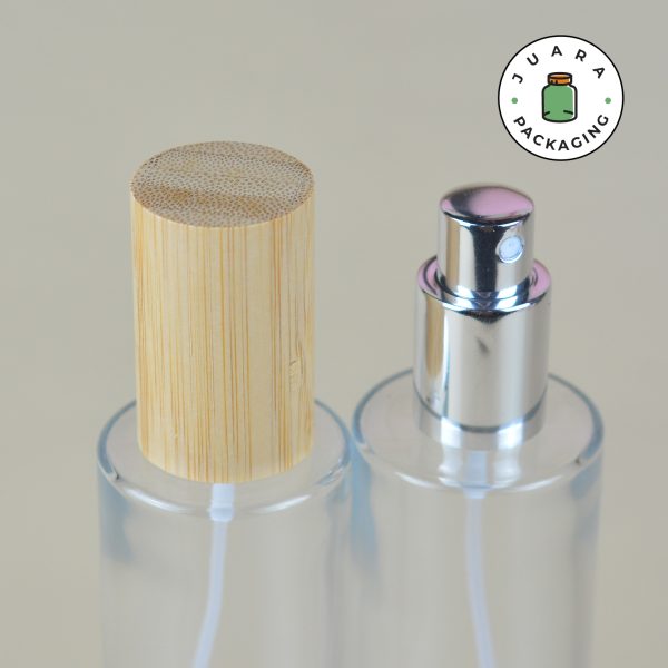 Botol Parfum Spray Silver Tutup Kayu - 150 ml - Image 5
