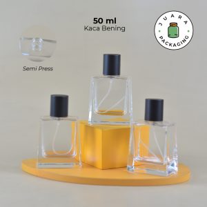 [SEMI PRESS] Botol Parfum Kaca Bening - 50 ml
