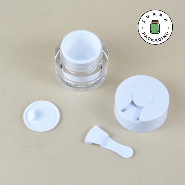 Pot Cream Acrylic + Spatula - 15 ml 30 ml 50 ml - Image 8