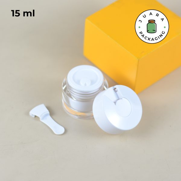 Pot Cream Acrylic + Spatula - 15 ml 30 ml 50 ml - Image 9