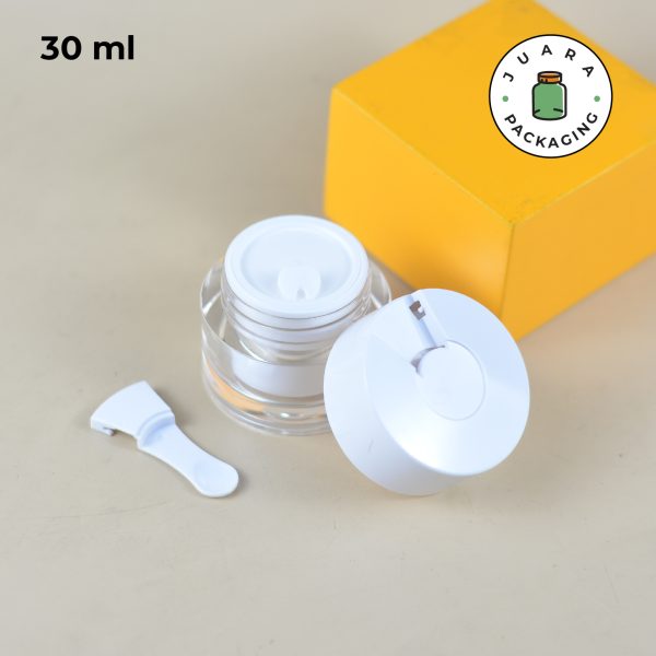 Pot Cream Acrylic + Spatula - 15 ml 30 ml 50 ml - Image 10