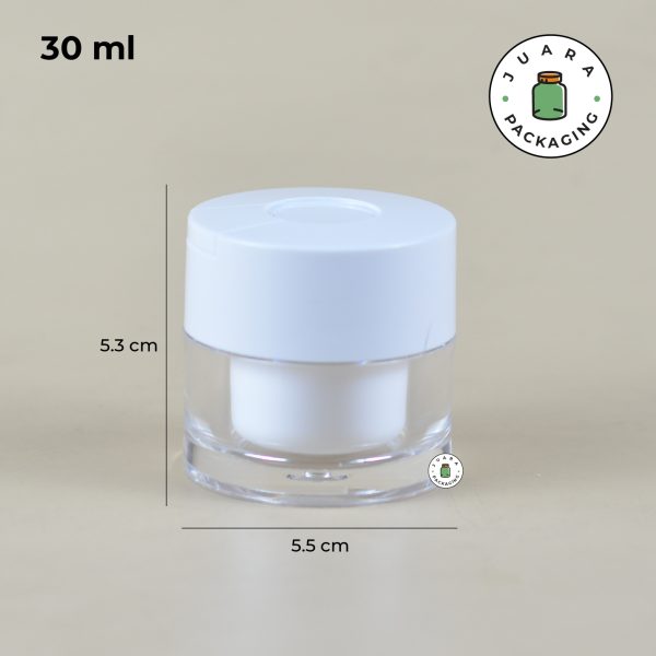 Pot Cream Acrylic + Spatula - 15 ml 30 ml 50 ml - Image 6