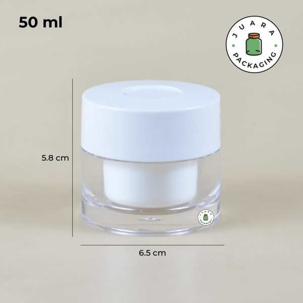 Pot Cream Acrylic + Spatula - 15 ml 30 ml 50 ml - Image 7