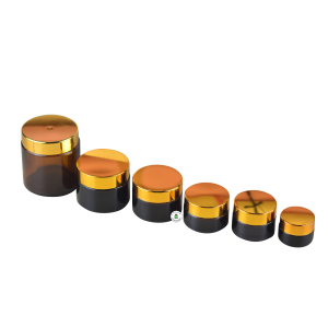 Pot Cream Kaca Amber - 5ml 15ml 20ml 30ml 50ml 100ml