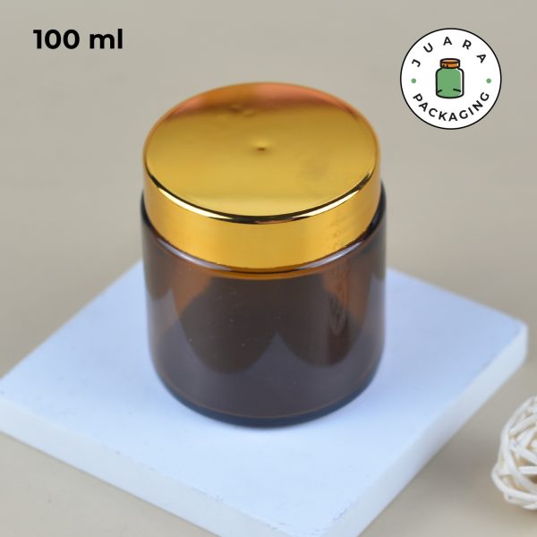 Pot Cream Kaca Amber - 5ml 15ml 20ml 30ml 50ml 100ml - Image 17