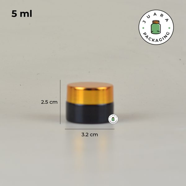 Pot Cream Kaca Amber - 5ml 15ml 20ml 30ml 50ml 100ml - Image 6