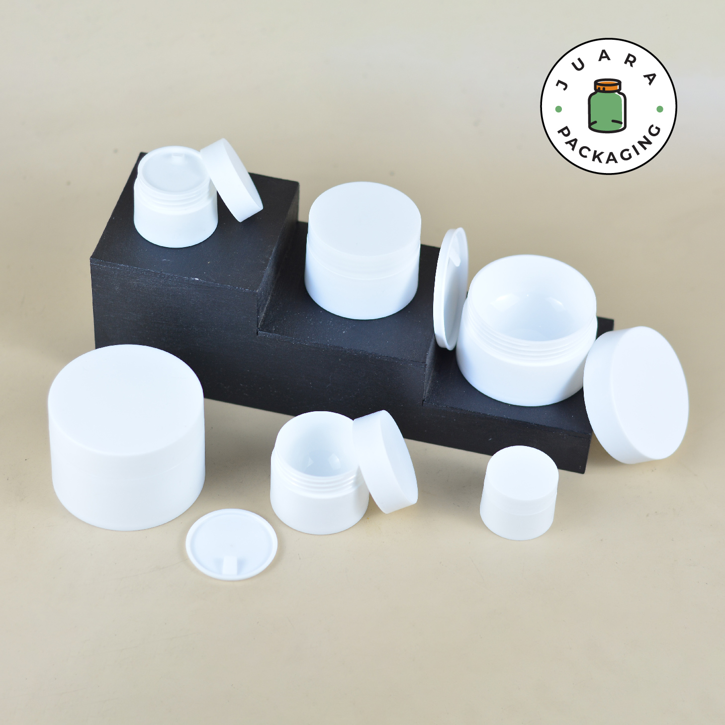 Pot Cream Plastik Putih - 10gr 20gr 30gr 50gr 100gr - Image 3