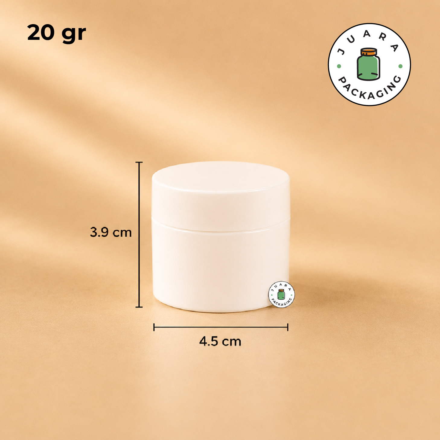 Pot Cream Plastik Putih - 10gr 20gr 30gr 50gr 100gr - Image 6