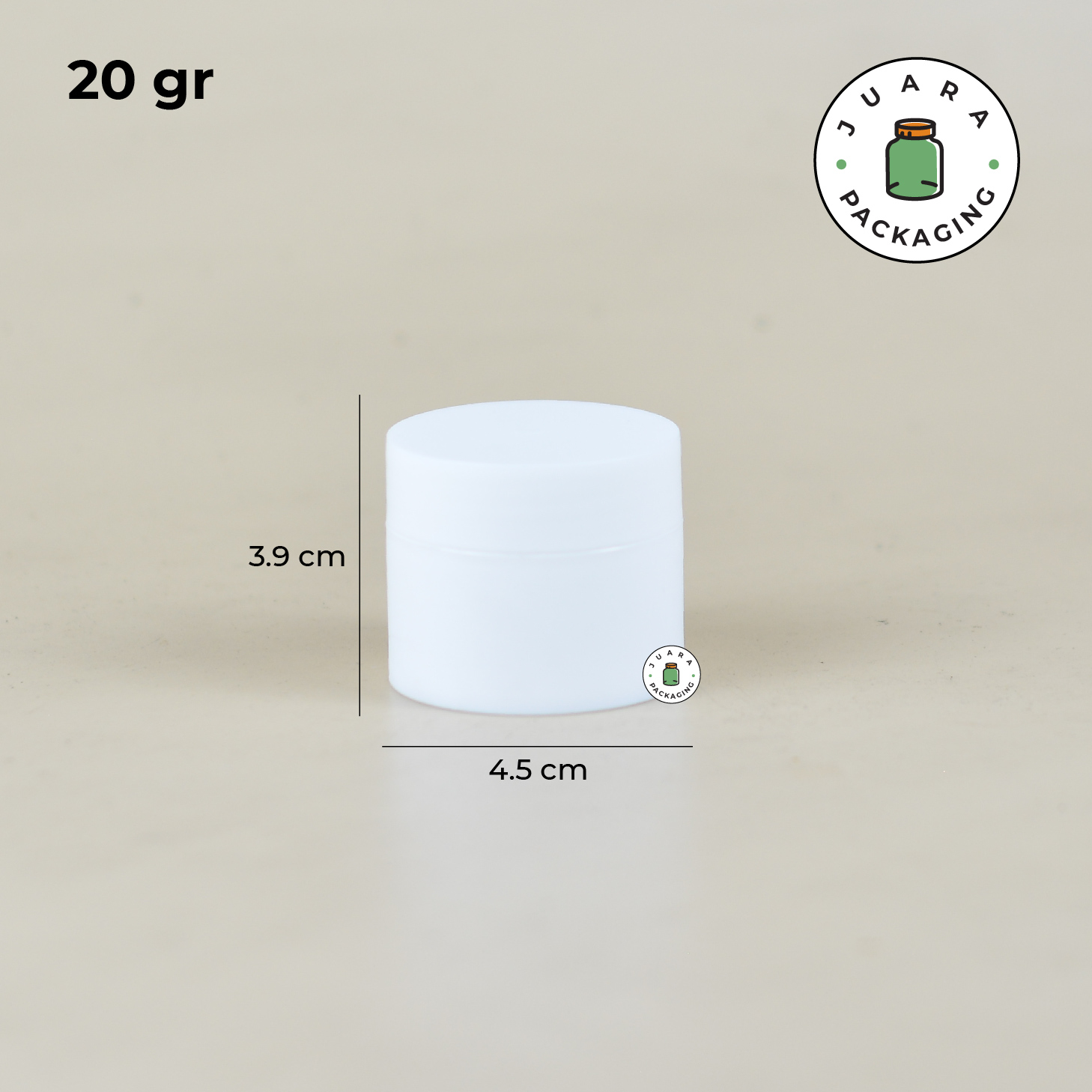Pot Cream Plastik Putih - 10gr 20gr 30gr 50gr 100gr - Image 7