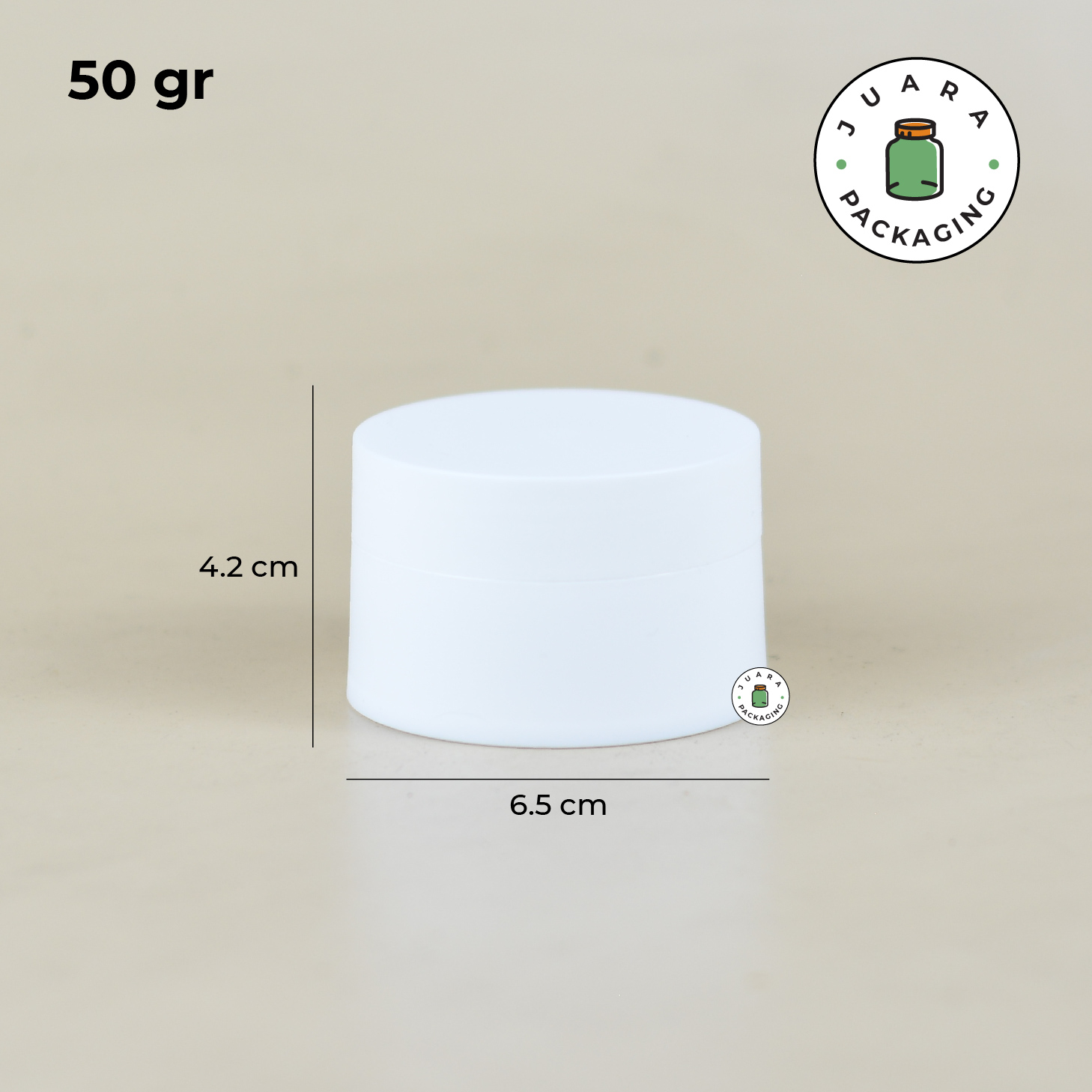 Pot Cream Plastik Putih - 10gr 20gr 30gr 50gr 100gr - Image 9
