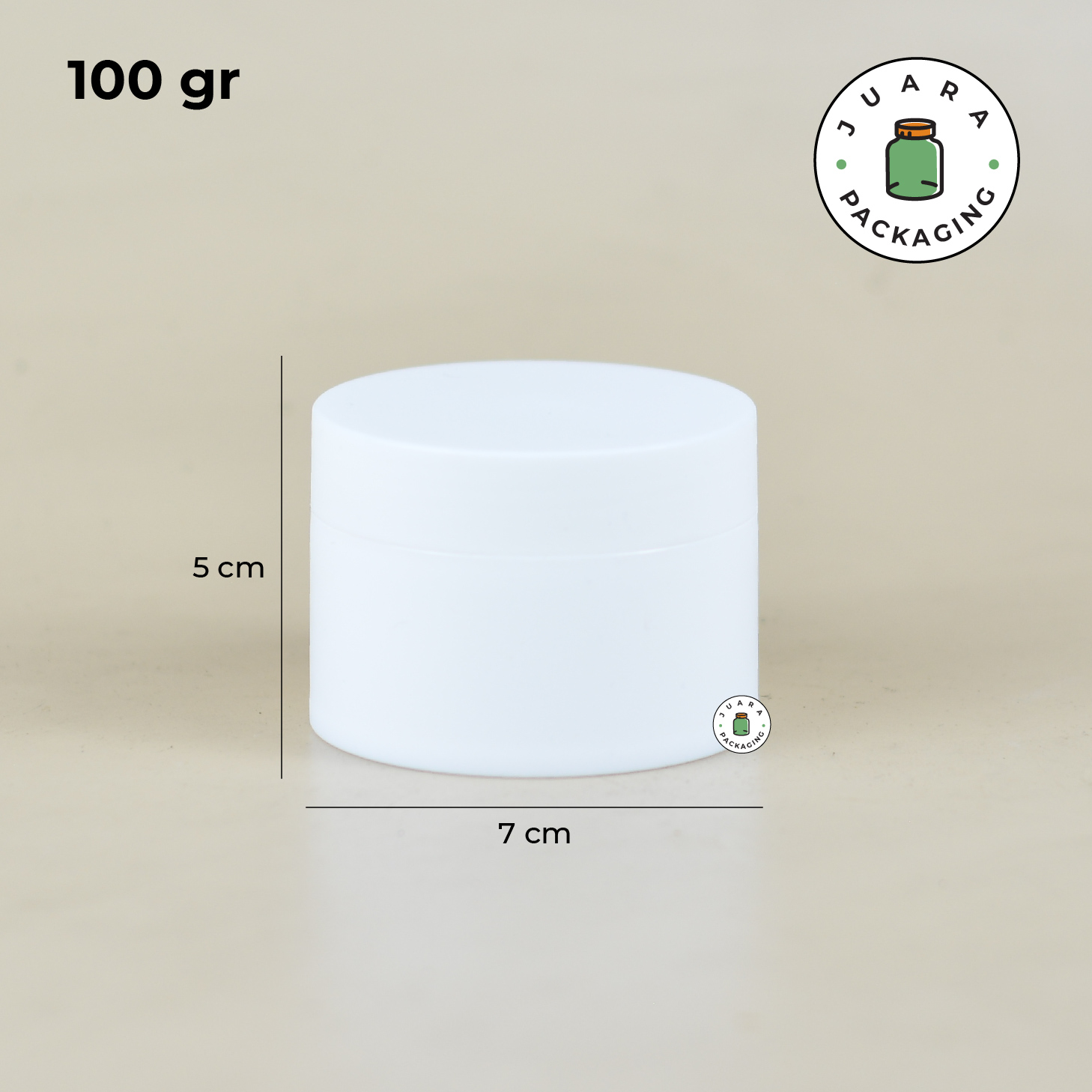 Pot Cream Plastik Putih - 10gr 20gr 30gr 50gr 100gr - Image 10