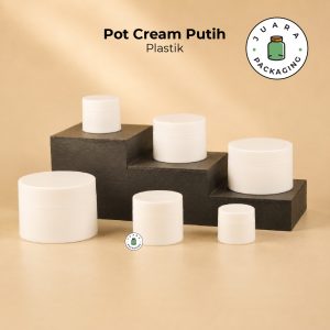 Pot Cream Plastik Putih - 10gr 20gr 30gr 50gr 100gr