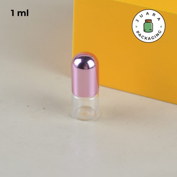 Botol Roll On Kaca Pink - 1ml 2ml 3ml 5ml 10ml - Image 11