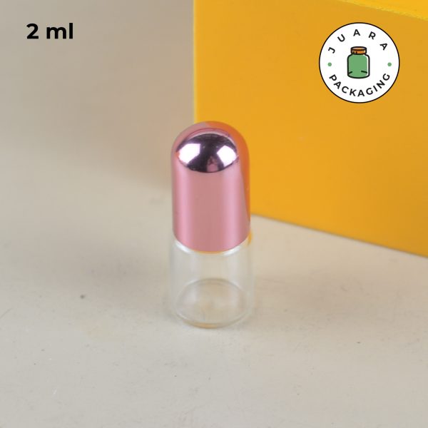 Botol Roll On Kaca Pink - 1ml 2ml 3ml 5ml 10ml - Image 12