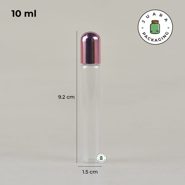 Botol Roll On Kaca Pink - 1ml 2ml 3ml 5ml 10ml - Image 10