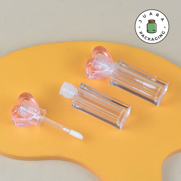 Wadah Lipcare Acrylic Hati - 3.5 ml - Image 4