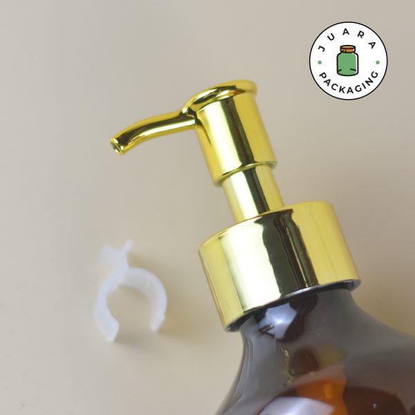 Botol Plastik Amber Pump Gold 500ml 300ml - Image 6