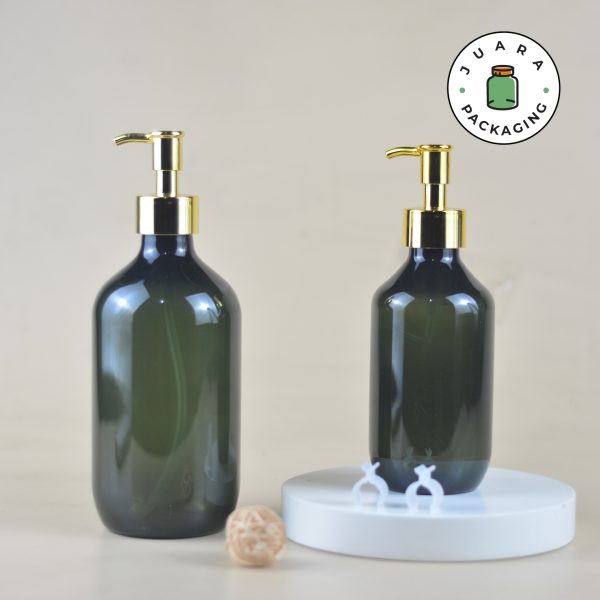 Botol Plastik Hijau Pump Gold 500ml 300ml - Image 2