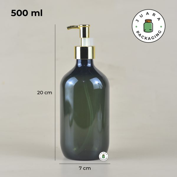 Botol Plastik Hijau Pump Gold 500ml 300ml - Image 4