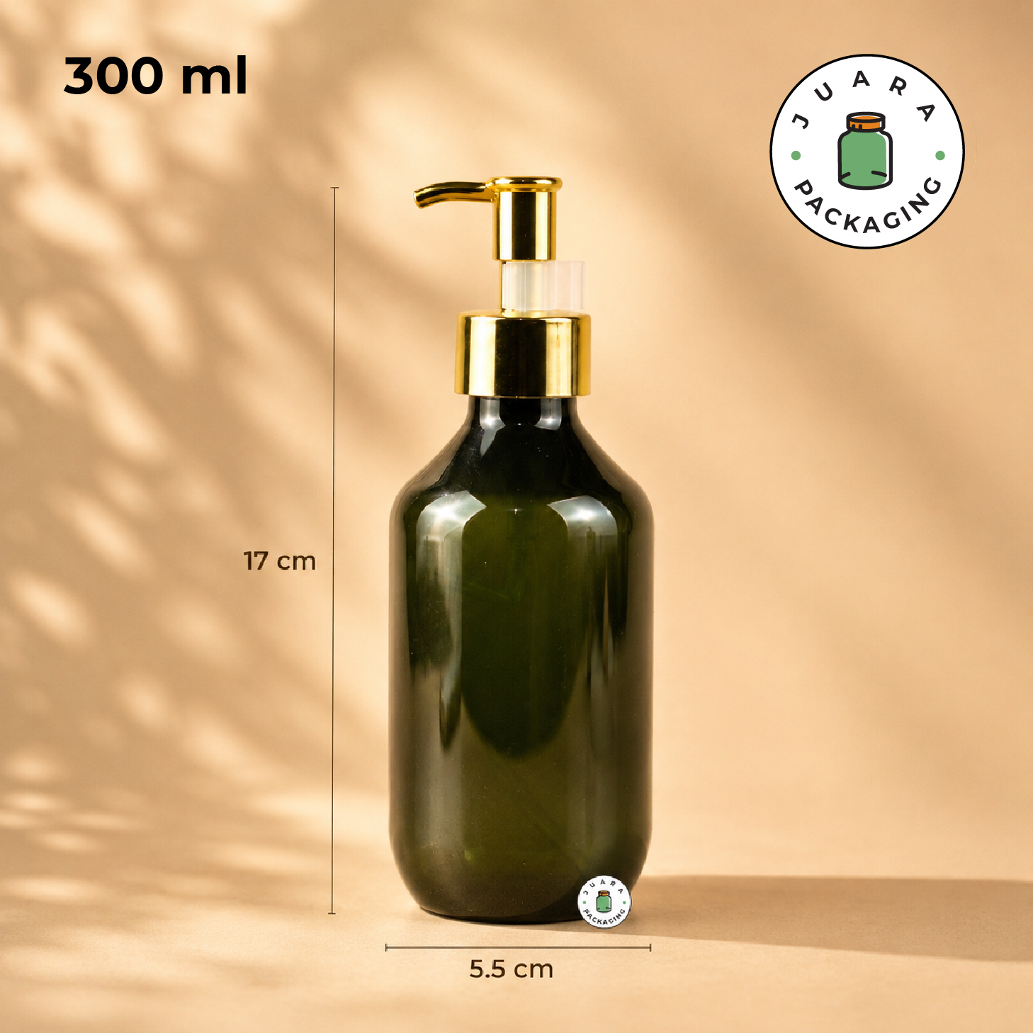 Botol Plastik Hijau Pump Gold 500ml 300ml - Image 5