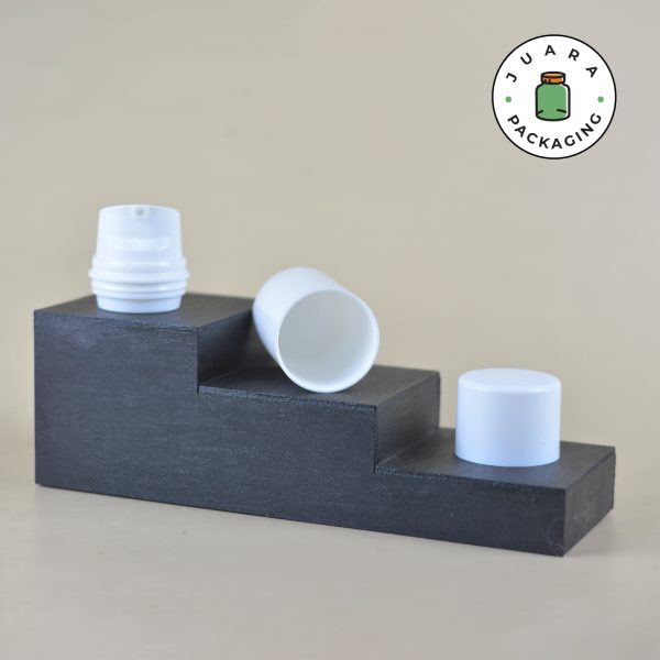 Botol Pump Airless 30ml 50ml 100ml Putih - Image 2