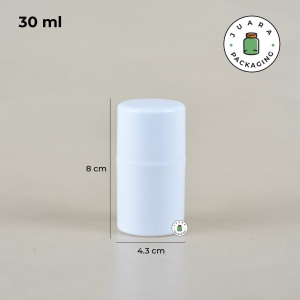 Botol Pump Airless 30ml 50ml 100ml Putih - Image 3