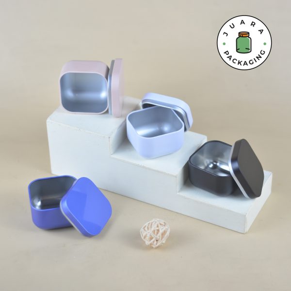 Jar Kotak Doff Kotak Warna Pastel - Image 2