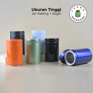Jar Silinder Ukuran Tinggi + Segel