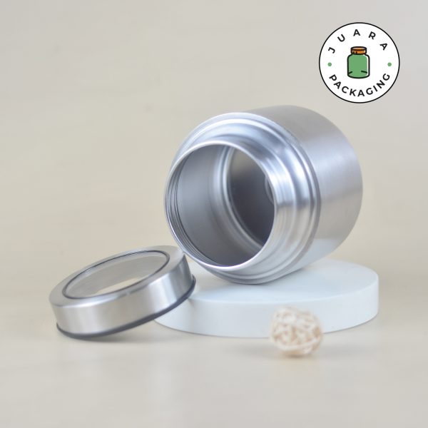 Jar Stainless Steel 304 Tutup Transparan - Image 2