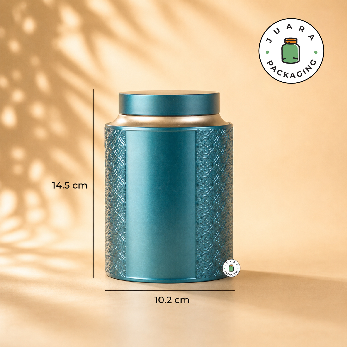 Jar Tin Can Emboss Motif Premium - Image 3