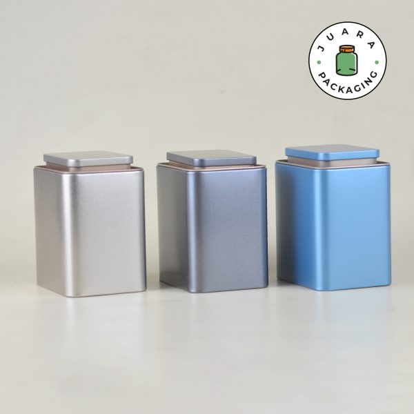 Jar Tin Can Kotak Ukuran Sedang - Image 2