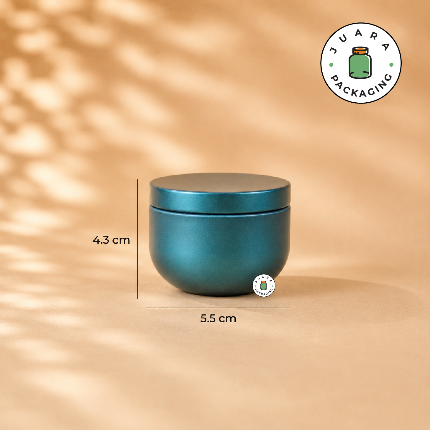 Jar Tin Can Mini Bulat + Inner Lid - Image 2