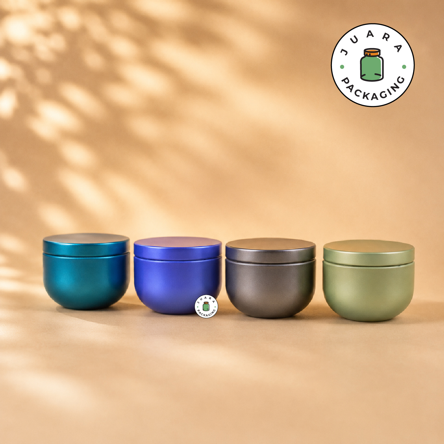 Jar Tin Can Mini Bulat + Inner Lid - Image 4