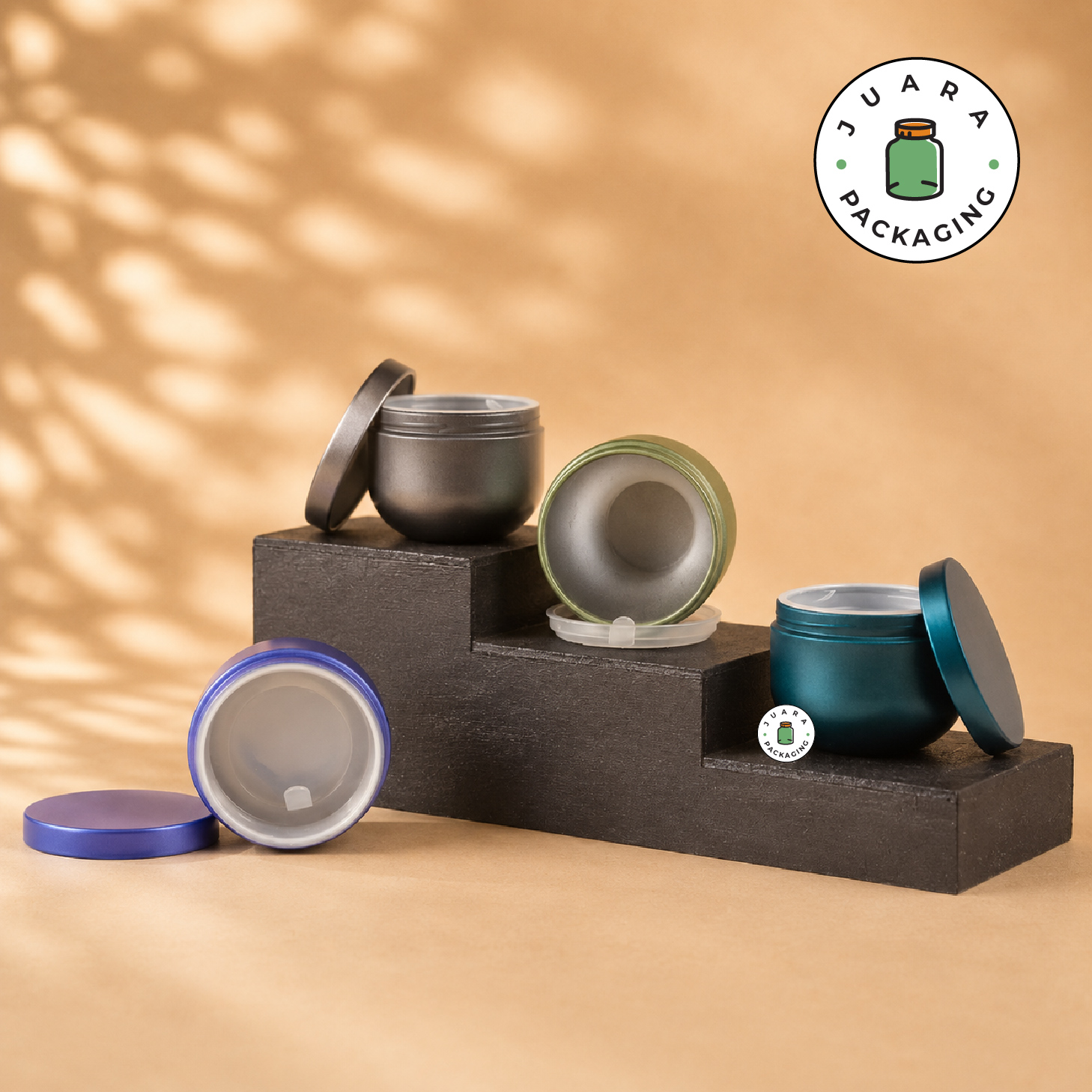 Jar Tin Can Mini Bulat + Inner Lid - Image 5