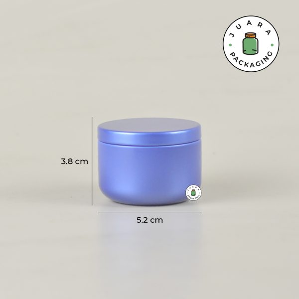 Jar Tin Can Mini Bulat Warna Pastel - Image 5