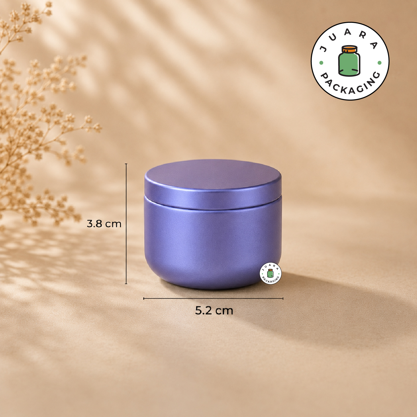 Jar Tin Can Mini Bulat Warna Pastel - Image 2