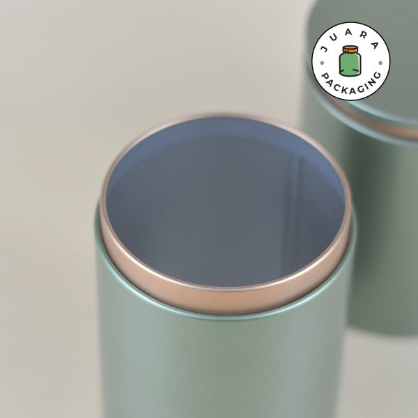 Jar Tin Can Silinder Sedang Elegan - Image 4