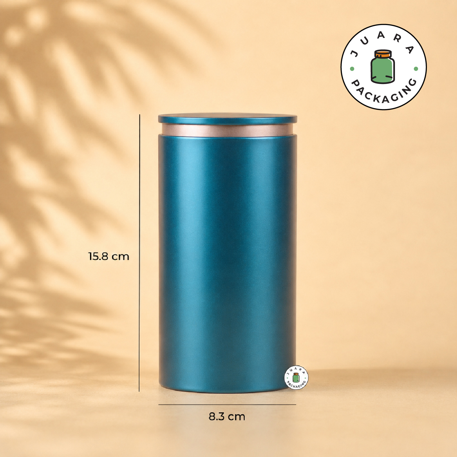 Jar Tin Can Silinder Tinggi Elegan - Image 3