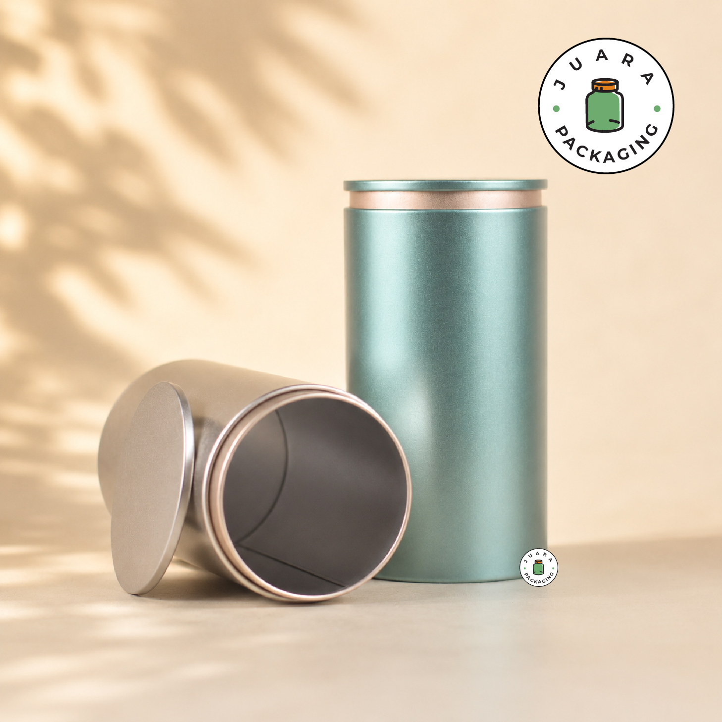 Jar Tin Can Silinder Tinggi Elegan - Image 5
