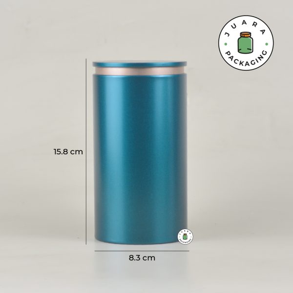 Jar Tin Can Silinder Tinggi Elegan - Image 3