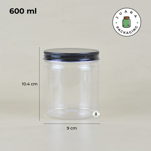 Toples Plastik Bening 600ml - Image 3