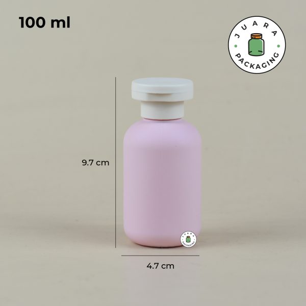 Botol Fliptop Plastik Pink - 100 ml 300 ml - Image 4