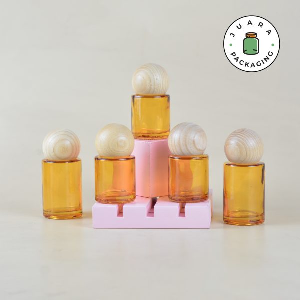 Botol Kaca Kuning Glossy - 20 ml 30 ml