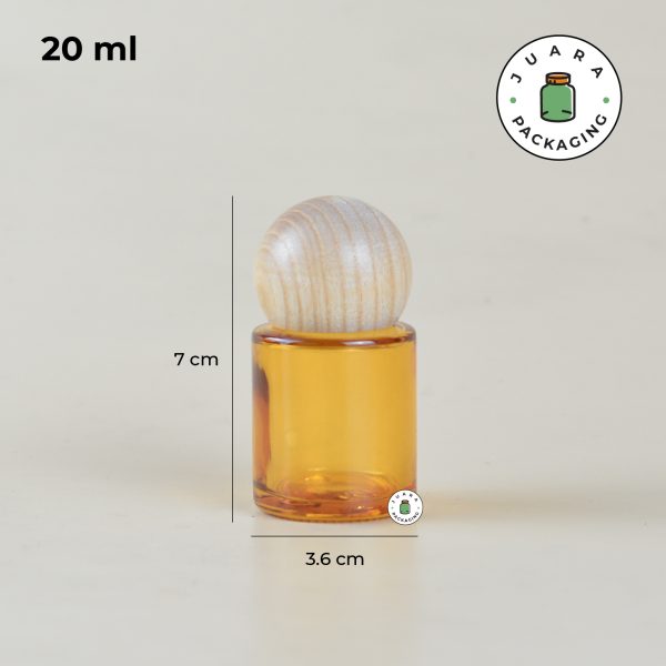 Botol Kaca Kuning Glossy - 20 ml 30 ml - Image 4