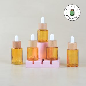 Botol Kaca Kuning Bening - 20 ml 30 ml