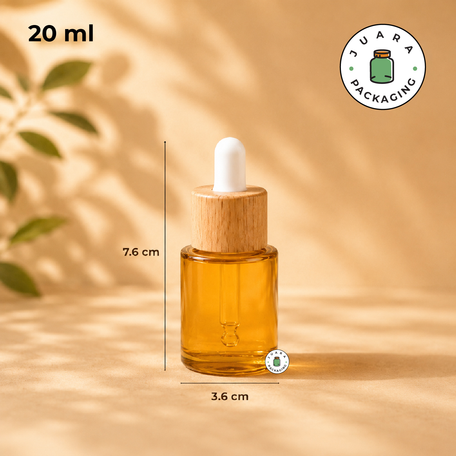 Botol Kaca Kuning Bening - 20 ml 30 ml - Image 4