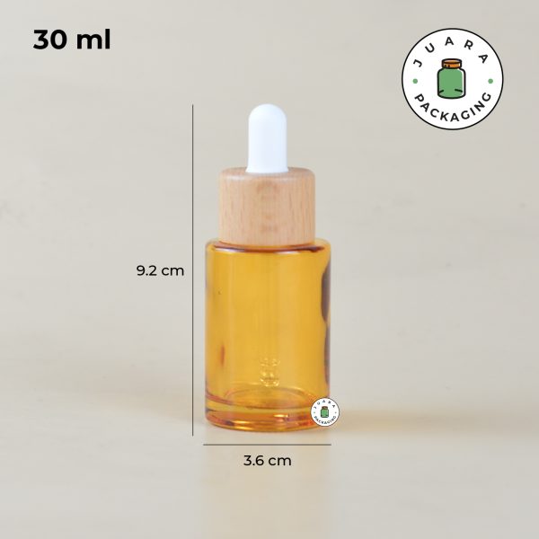 Botol Kaca Kuning Bening - 20 ml 30 ml - Image 3